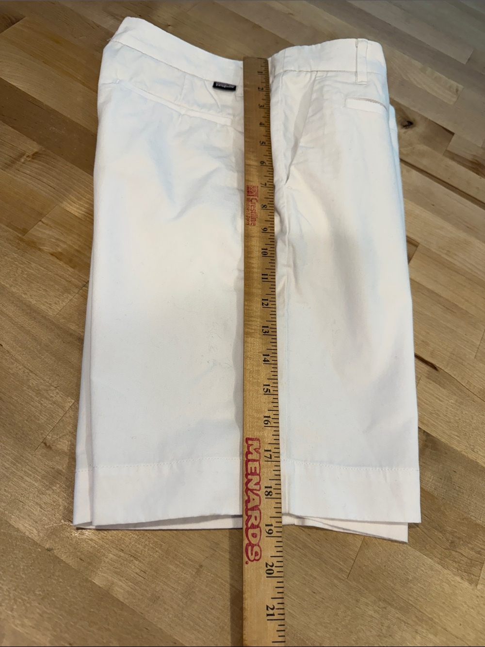 Patagonia Women's White Bermuda Shorts All Wear Shorts Chino Women Size 8 New - Picture 7 of 8